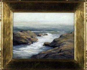 Rocky Inlet,ogunquit, Maine by Leon Durand Bonnet