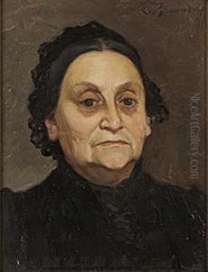 Damportratt by Eva Bonnier