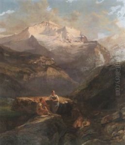 Jungfraumassiv by Abraham Sigmund A. von Bonstetten