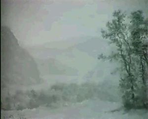 Ansicht Von Lavena Am Lago Maggiore by Abraham Sigmund A. von Bonstetten