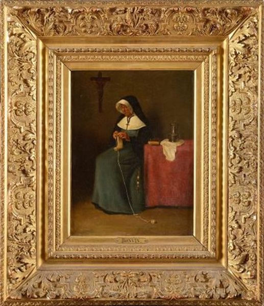 Religieuse Tricotant - view 1