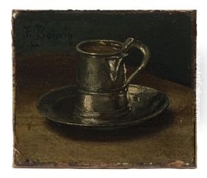 Verseuse En Etain Sur Une Table