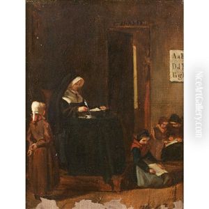 La Lecon by Francois Bonvin