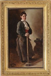 Le Petit Forgeron by Francois Bonvin