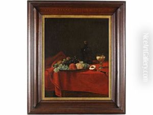 Nature Morte A La Coupe De Fruits by Francois Bonvin