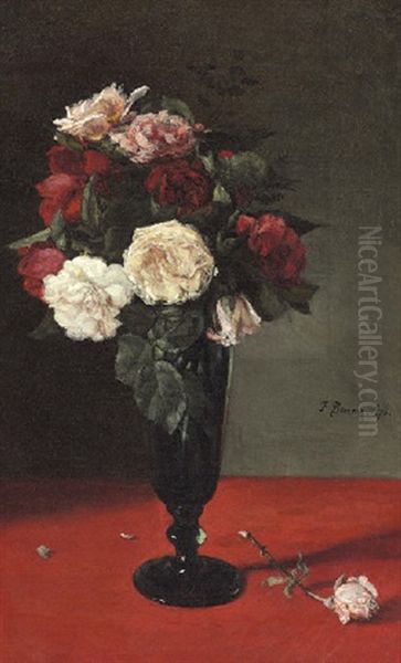 Roses In A Vase - view 1
