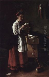 La Servante Indiscrete by Francois Bonvin