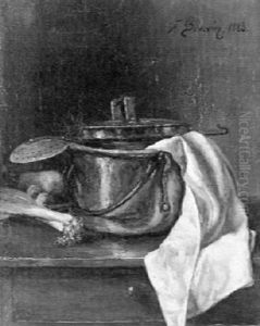 Nature Morte Au Chaudron En Cuivre Et Aux Legumes Nature Morte Au Chaudron En Cuivre Et Aux Legumes