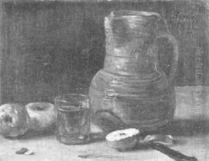 Still Life With Pitcher by Francois Bonvin