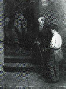La Sortie De La Messe by Francois Bonvin