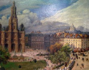 La Place De La Trinite by Emil Alder