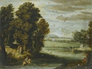 Landscape With A Hunt Landscape With A Hunt