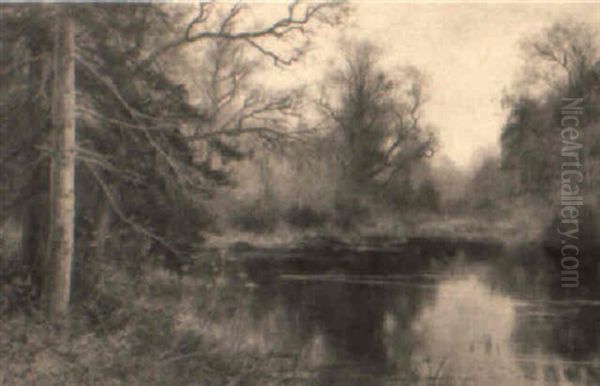 A Tranquil River Landscape - view 1