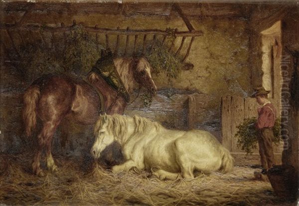 Feeding The Horses - view 1