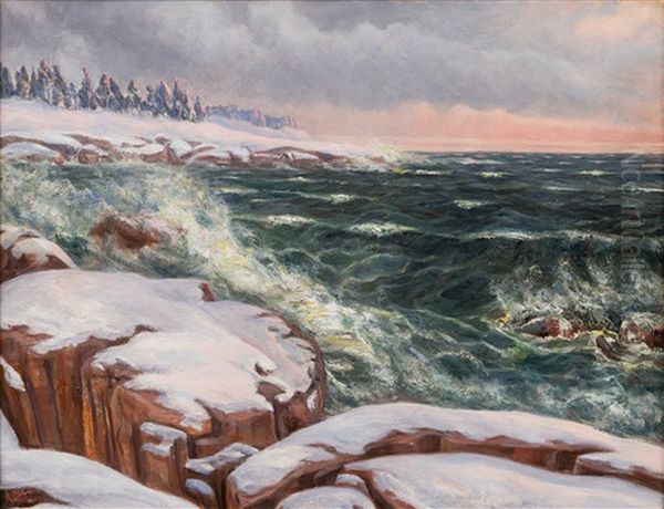 Surges In Winter Landscape - view 1