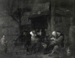 Peasants Drinking In A Tavern Peasants Drinking In A Tavern