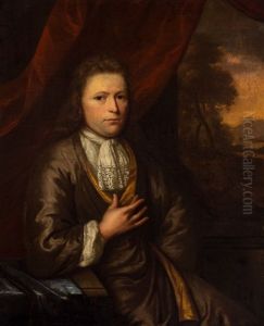 A) Portrait Of A Man B) Portrait Of A Woman by Arnold Boonen