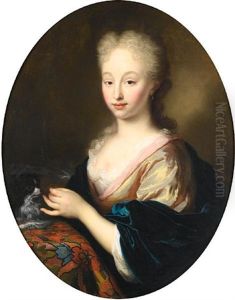 Portrait Of A Gentleman (+ Portrait Of A Lady; Pair) by Arnold Boonen