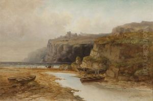 Boat On A Beach by Samuel Lawson Booth