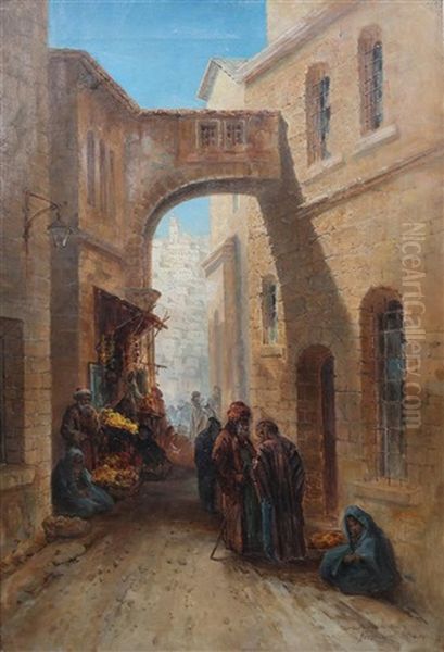 Alley In The Old City Of Jerusalem - view 1