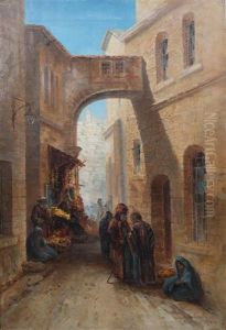 Alley In The Old City Of Jerusalem Alley In The Old City Of Jerusalem
