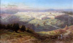 Jerusalem From The Mount Of Olives by Samuel Lawson Booth