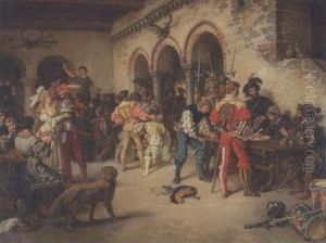 Anwerbung Von Landsknechten by Carl Boppo
