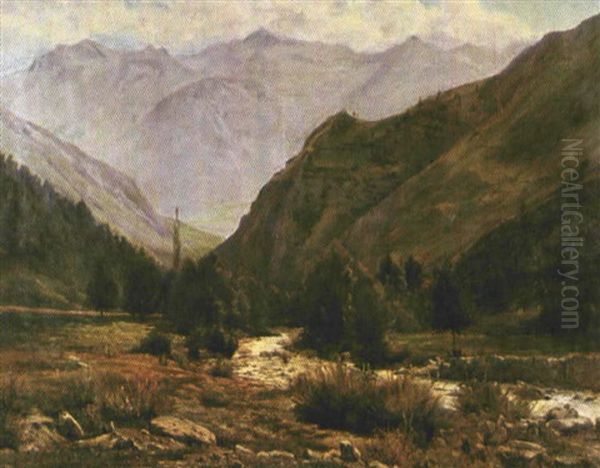 Paysage Dans Les Contreforts Des Pyrenees - view 1
