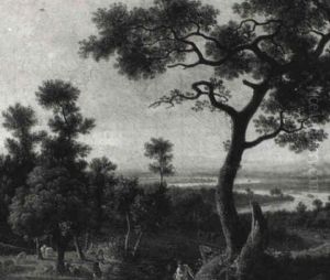 Paysage De Campagne Traverse Par Un Cours D'eau by Pierre-Jean Boquet