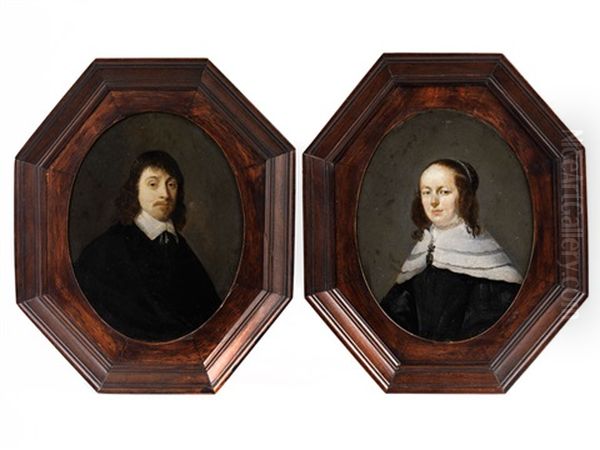 Doppelportrait Eines Herrn Und Einer Dame (pair) - view 1
