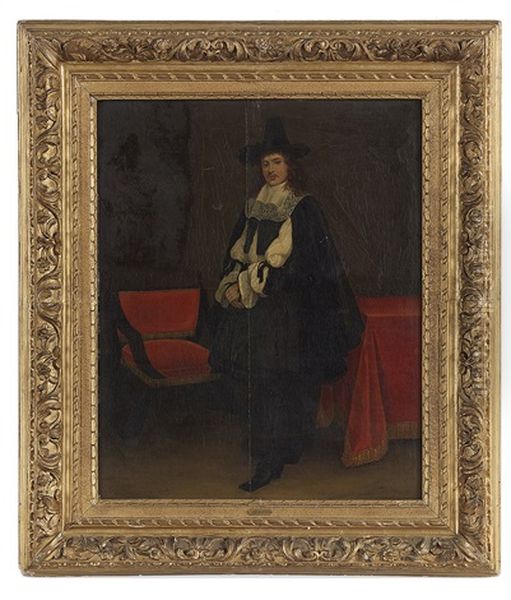 Portrait Of A Gentleman Standing In An Interior - view 1