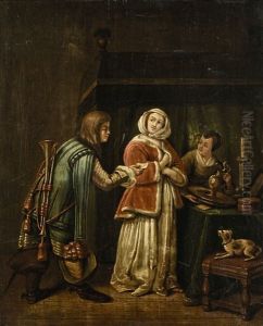Der Verweigerte Brief by Gerard Ter Borch