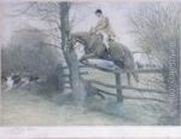 Huntsman Jumping A Fence - view 1