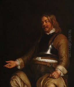 Portrait Of A Man Wearing A Cuirass