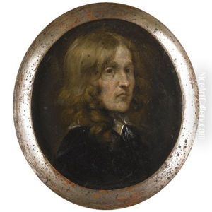 A Profile Portrait Of A Young Man by Gerard Ter Borch