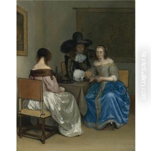 The Card Players by Gerard Ter Borch