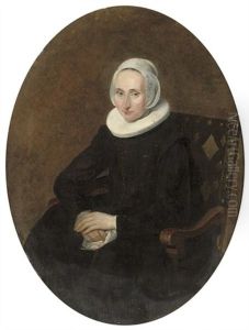 Portrait Of A Lady by Gerard Ter Borch