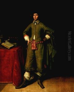 Portrait D'homme En Pied by Gerard Ter Borch