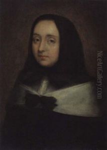 Brustportrait Einer Jungen Frau