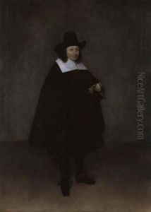 Bildnis Eines Stehenden Herrn by Gerard Ter Borch