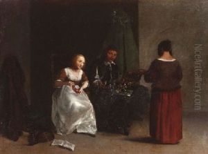 Allegorie Der Verganglichkeit by Gerard Ter Borch