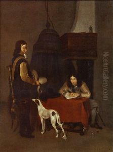 L'estafette by Gerard Ter Borch