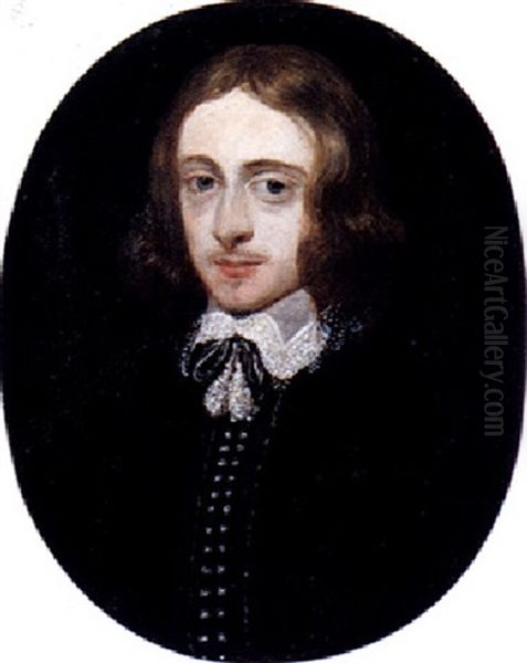 A Portrait Of A Young Man, Bust Length, In A Lace Collar - view 1