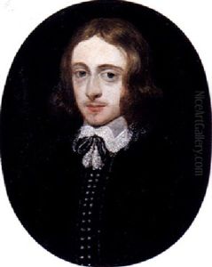 A Portrait Of A Young Man, Bust Length, In A Lace Collar