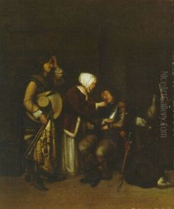 The Sleeping Soldier by Gerard Ter Borch