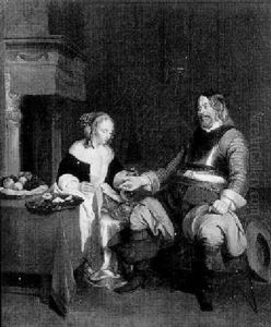 The Gallant by Gerard Ter Borch