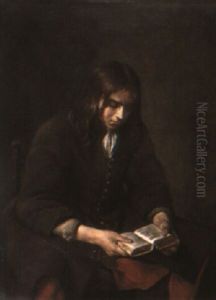A Young Boy Reading by Gerard Ter Borch