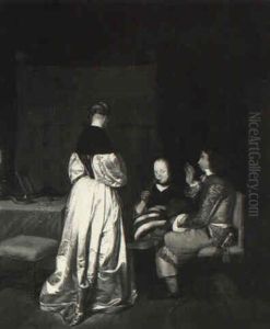 Conversation by Gerard Ter Borch