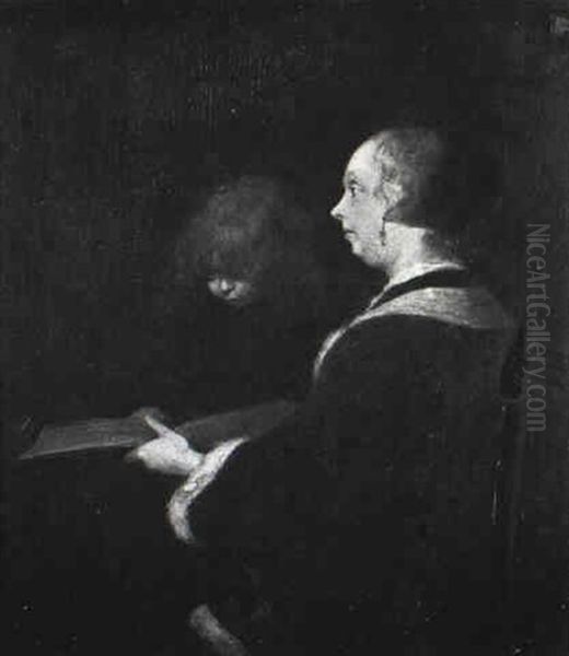 The Reading/an Interior Genre Scene - view 1