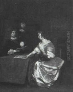 The Music Lesson by Gerard Ter Borch